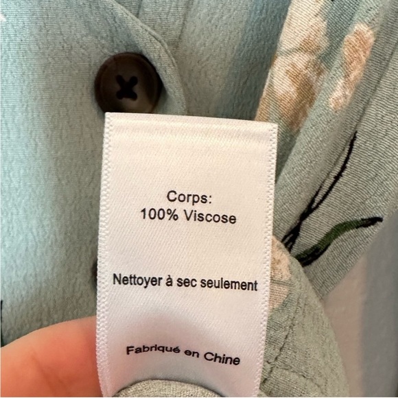 Astr Long Sleeve Blouse Women's Sage Multi Floral Side Button Blouse - Picture 15 of 16